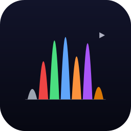 Curved Columns (Animated + Zoom) — Data Studio chart